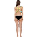 Cute Sketch Child Graphic Funny Low Cut Ruffle Edge Bikini Top View4