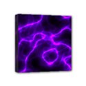 Purple Pattern Background Structure Mini Canvas 4  x 4  (Stretched) View1