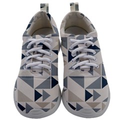 Geometric Triangle Modern Mosaic Mens Athletic Shoes by Hannah976