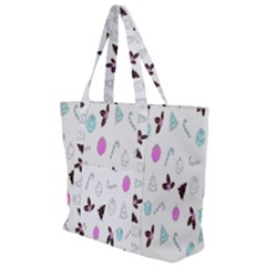 It`s Christmas Outside!   Zip Up Canvas Bag by ConteMonfrey