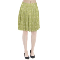 Blue Christmas  Pleated Skirt by ConteMonfrey