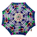 Color Graffiti Pattern Geometric Hook Handle Umbrellas (Large) View1