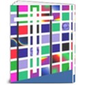 Color Graffiti Pattern Geometric 8  x 10  Softcover Notebook View2