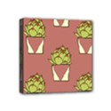 Cactus Pattern Background Texture Mini Canvas 4  x 4  (Stretched) View1