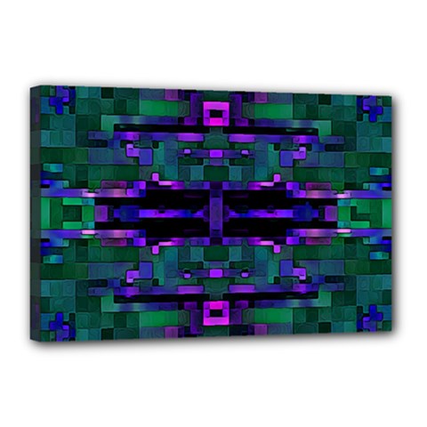 Abstract Pattern Desktop Wallpaper Canvas 18  X 12  (stretched) by Hannah976