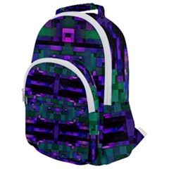 Abstract Pattern Desktop Wallpaper Rounded Multi Pocket Backpack by Hannah976