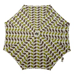 Leaf Plant Pattern Seamless Hook Handle Umbrellas (medium) by Hannah976