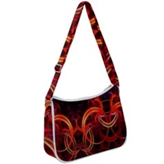 Abstract Seamless Pattern Zip Up Shoulder Bag by Hannah976
