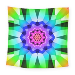 Ornament Kaleidoscope Square Tapestry (large) by Hannah976