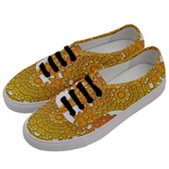 Mandala Background Image Ornament Men s Classic Low Top Sneakers by Hannah976