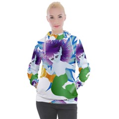 Mermaid Fantasy Undersea Merman Women s Hooded Pullover by Sarkoni