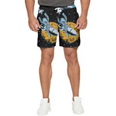 Astronaut Planet Space Science Men s Runner Shorts by Sarkoni