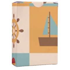 Nautical Elements Collection Playing Cards Single Design (rectangle) With Custom Box by Grandong