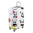 Playing Pandas Cartoons Luggage Cover (Small) View2