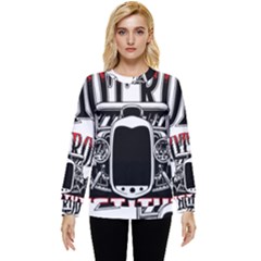 Vintage Car Hot Rod Motor Vehicle Hidden Pocket Sweatshirt by Sarkoni
