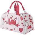 Hand Drawn Valentines Day Element Collection Burner Gym Duffel Bag View1