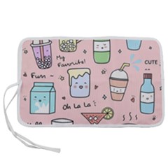 Drink Cocktail Doodle Coffee Pen Storage Case (l) by Apen