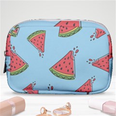 Watermelon Fruit Pattern Tropical Make Up Pouch (small) by Apen