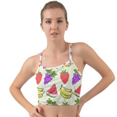 Fruits Pattern Background Food Mini Tank Bikini Top by Apen