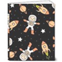 Astronaut Space Rockets Spaceman 8  x 10  Softcover Notebook View1