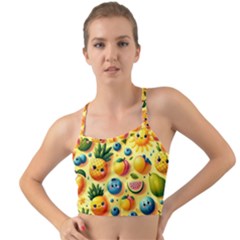 Fruits Fresh Sweet Pattern Mini Tank Bikini Top by Ravend