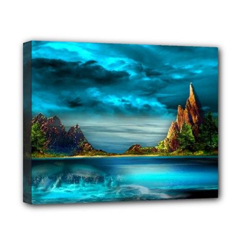 Artistic Fantasy Psychedelic Canvas 10  X 8  (stretched) by Sarkoni