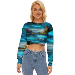 Artistic Fantasy Psychedelic Lightweight Long Sleeve Sweatshirt by Sarkoni