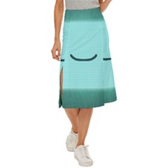 Adventure Time Bmo Midi Panel Skirt by Sarkoni