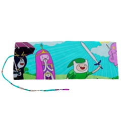 Adventure Time The Legend Of Zelda Parody Roll Up Canvas Pencil Holder (s) by Sarkoni