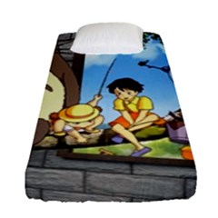 My Neighbor Totoro Fitted Sheet (single Size) by Sarkoni