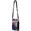 Digital Art Fantasy Impressionism Painting Ship Boat Psychedelic Peacock Mushroom Flamingos Hipwreck Multi Function Travel Bag View2