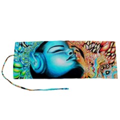 Color Detail Dream Fantasy Neon Psychedelic Teaser Roll Up Canvas Pencil Holder (s) by Sarkoni