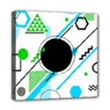 Geometric Shapes Background Mini Canvas 8  x 8  (Stretched) View1