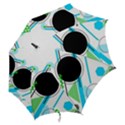 Geometric Shapes Background Hook Handle Umbrellas (Medium) View2