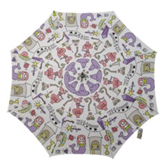 Fantasy Things Doodle Style Vector Illustration Hook Handle Umbrellas (small) by Bedest