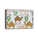 Camels Cactus Desert Pattern Mini Canvas 6  x 4  (Stretched) View1