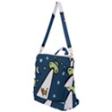Ufo Alien Unidentified Flying Object Crossbody Backpack View1