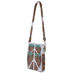 Psychedelic Art Painting Peace Drawing Landscape Art Peaceful Multi Function Travel Bag by Sarkoni