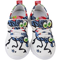 Bug Black Insect Animal Kids  Velcro Strap Shoes by Sarkoni