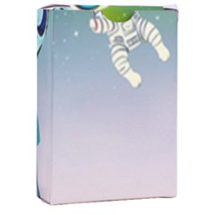 Astronaut Cat Retro Cute Alien Playing Cards Single Design (rectangle) With Custom Box by Bedest
