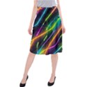 Vibrant Neon Dreams Midi Beach Skirt View1