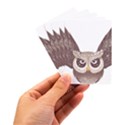 Owl Bird Feathers Playing Cards Single Design (Rectangle) with Custom Box View3
