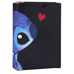 Stitch Love Cartoon Cute Space Playing Cards Single Design (rectangle) With Custom Box by Bedest