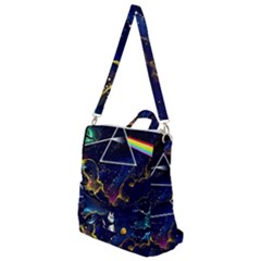 Trippy Kit Rick And Morty Galaxy Pink Floyd Crossbody Backpack by Bedest