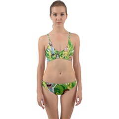 Rick And Morty Adventure Time Cartoon Wrap Around Bikini Set by Bedest