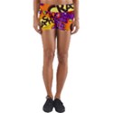 Crash Bang Adventure Time Art Boom Graffiti Yoga Shorts View1