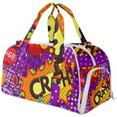 Crash Bang Adventure Time Art Boom Graffiti Burner Gym Duffel Bag by Bedest