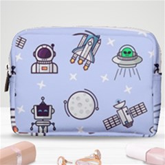 Seamless Pattern With Space Theme Make Up Pouch (medium) by Hannah976