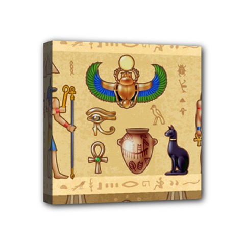 Egypt Horizontal Illustration Mini Canvas 4  X 4  (stretched) by Hannah976