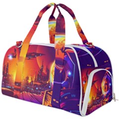 Far Future Human Colonization Burner Gym Duffel Bag by Hannah976